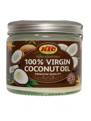 Olio di cocco vergine in barattolo di vetro KTC - 250ml - 500ml