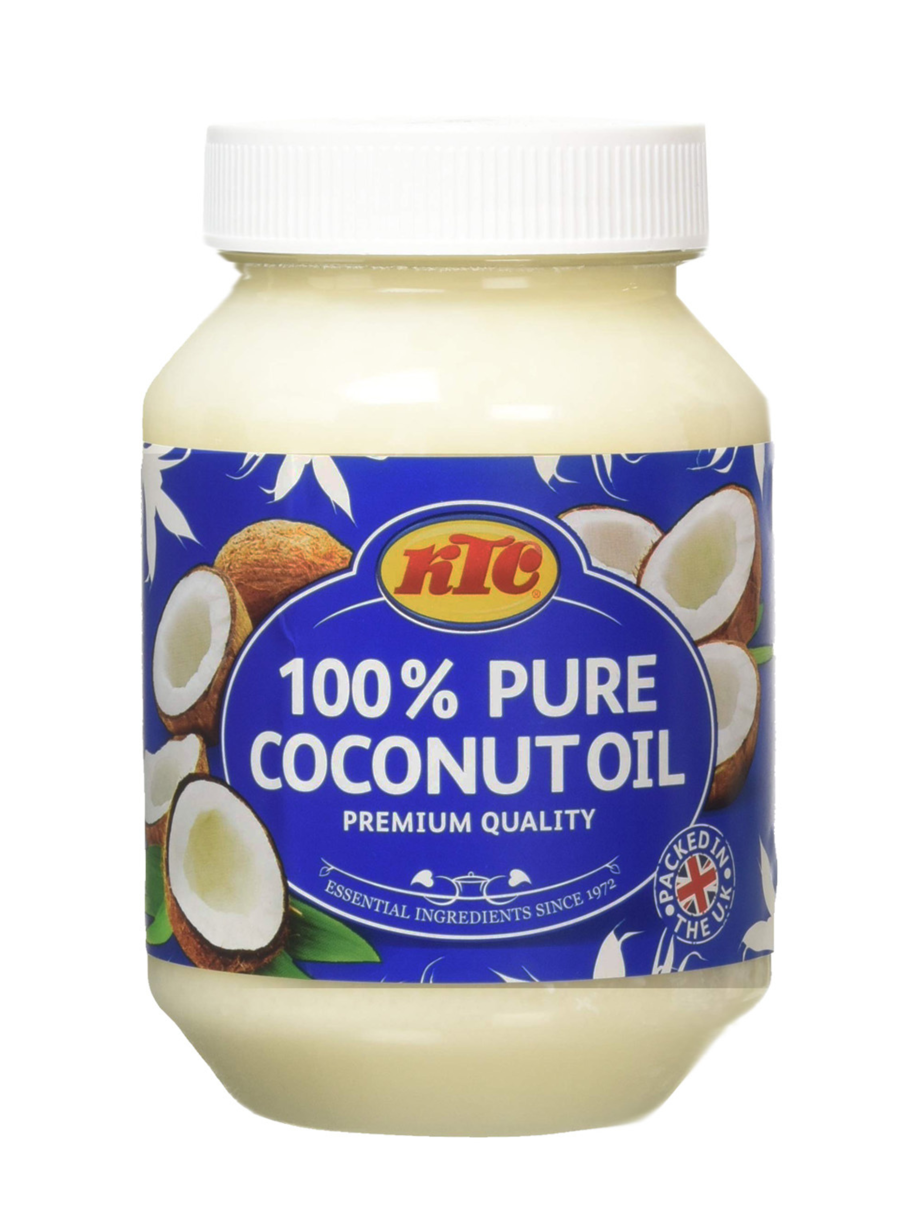 Olio di cocco puro in barattolo di vetro KTC - 500ml